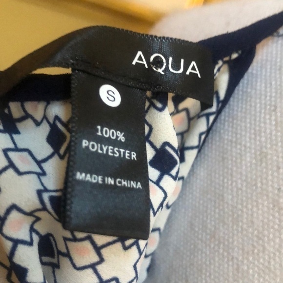 Aqua Women’s Blue and Red Sleeveless Halter Top Bohemian Romper Size Small - Picture 10 of 11